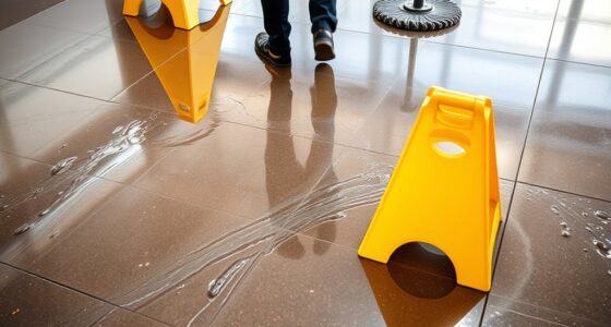 wet floor safety warnings