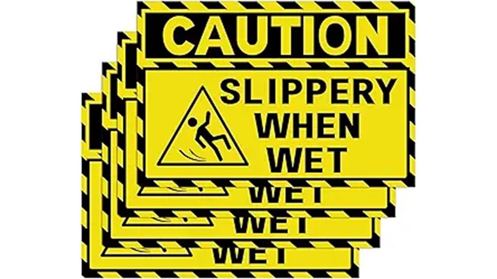 wet floor slippery warning