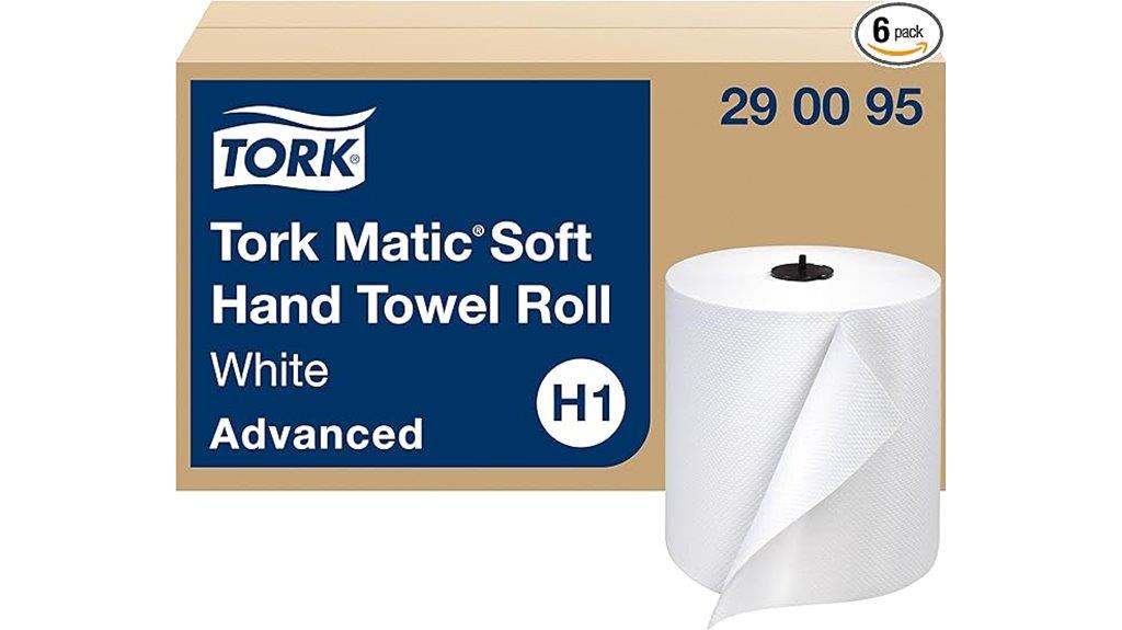 white tork matic rolls