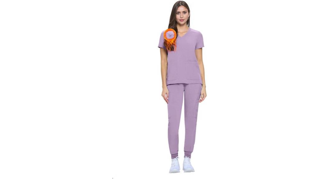 women s nursing scrub set