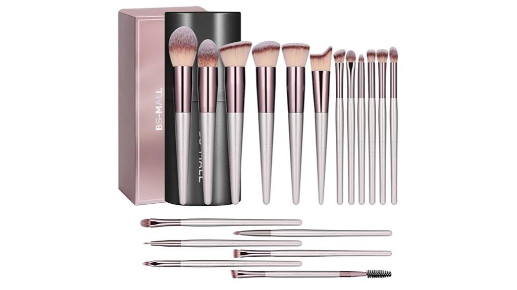 18 piece makeup brush set