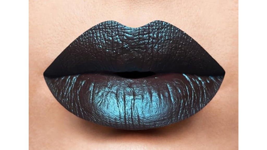 black lipstick day of dead