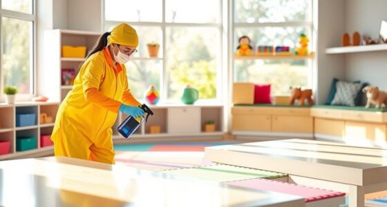 childcare cleaning and sanitization