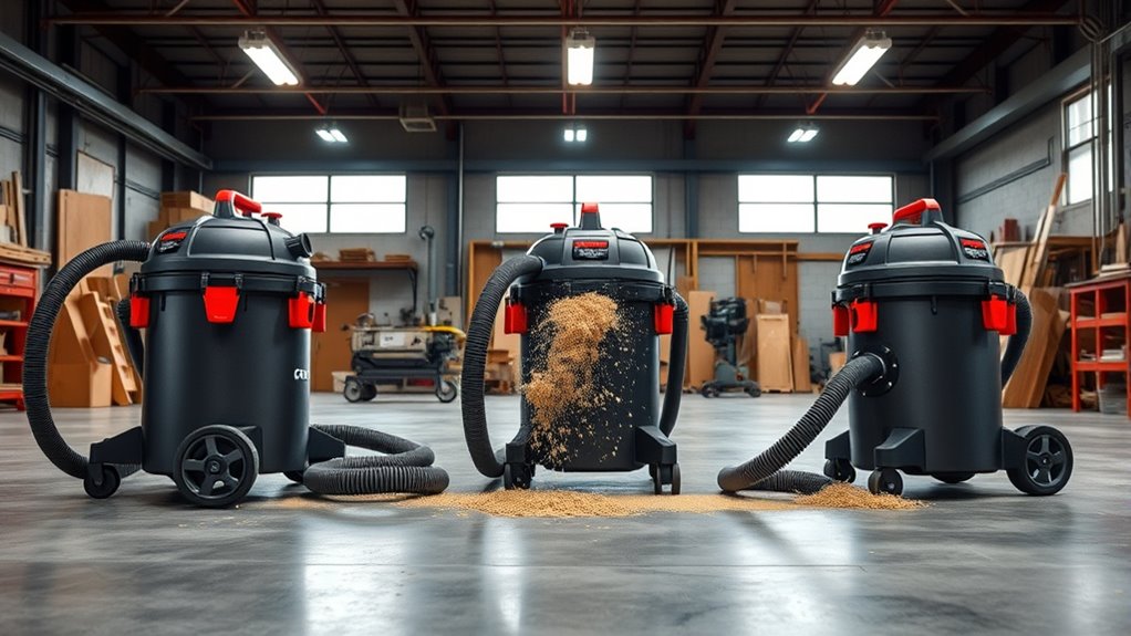 choosing effective workshop vacuum