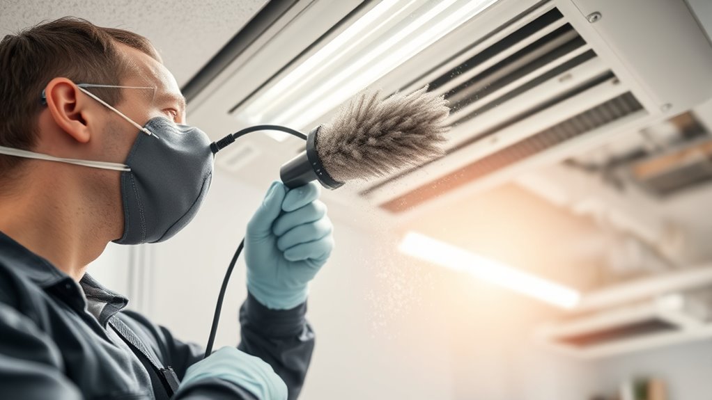 clean air vents regularly