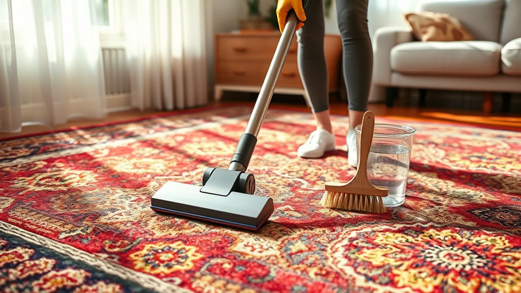 clean area rugs effectively