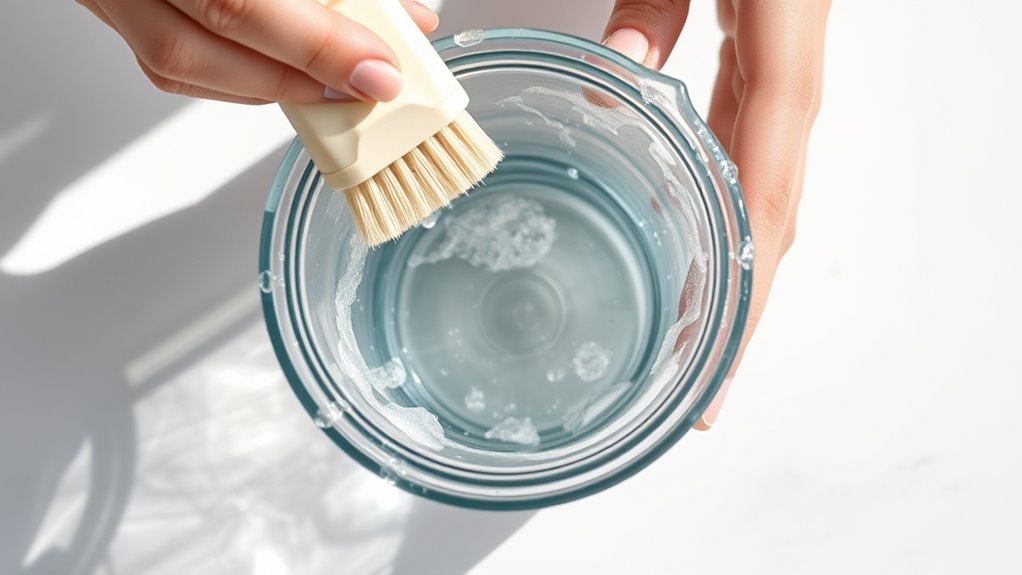 clean blender and gasket