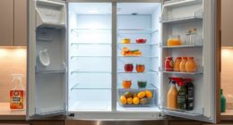 clean deodorize fridge thoroughly