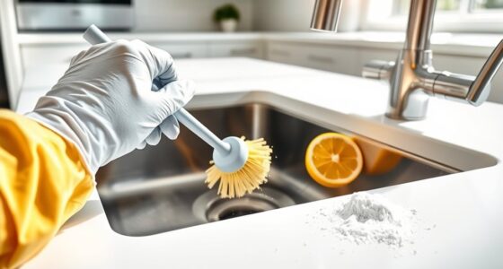 clean deodorize garbage disposal