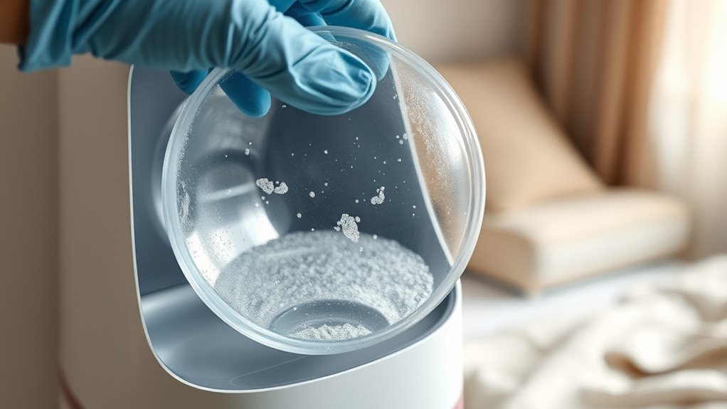 clean humidifier regularly