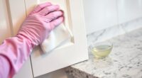 clean kitchen cabinet grease