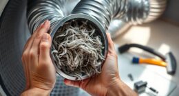 clean lint trap regularly