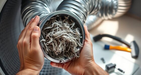 clean lint trap regularly