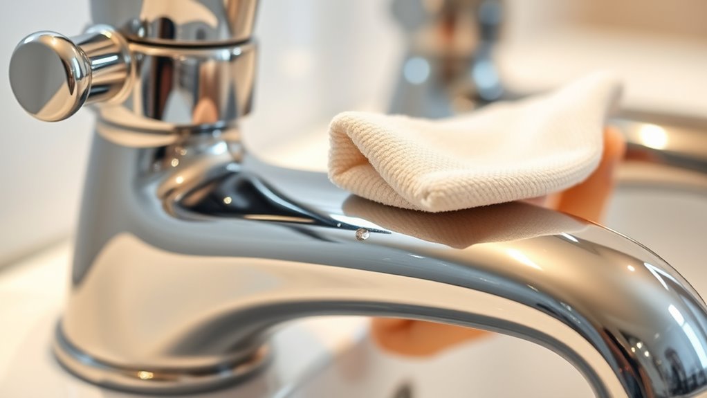 clean polish chrome fixtures