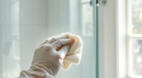 clean shower glass effectively