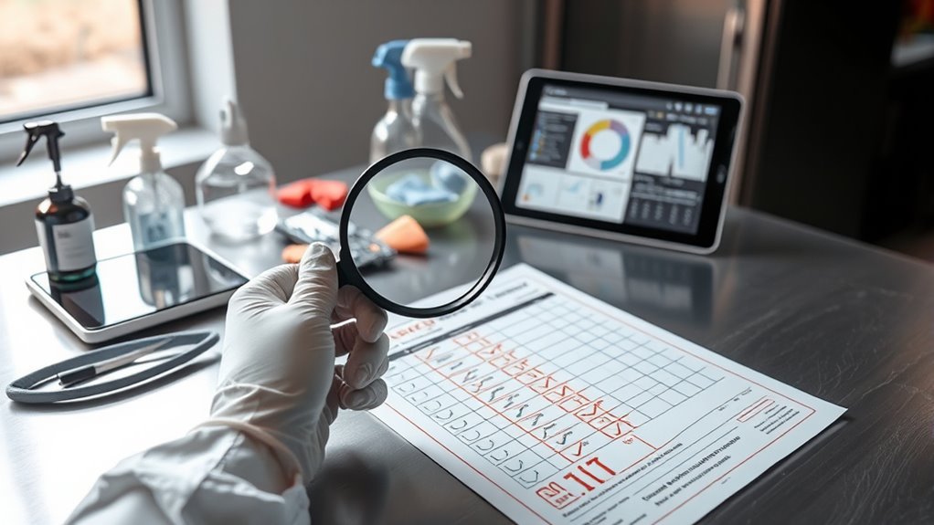 cleaning inspection scorecard