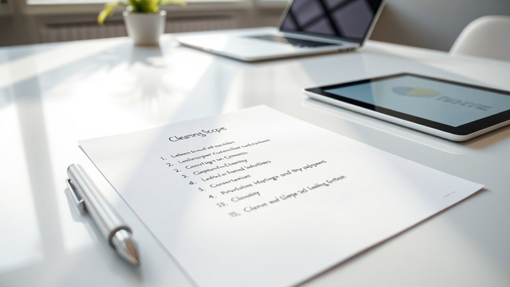 cleaning scope definition