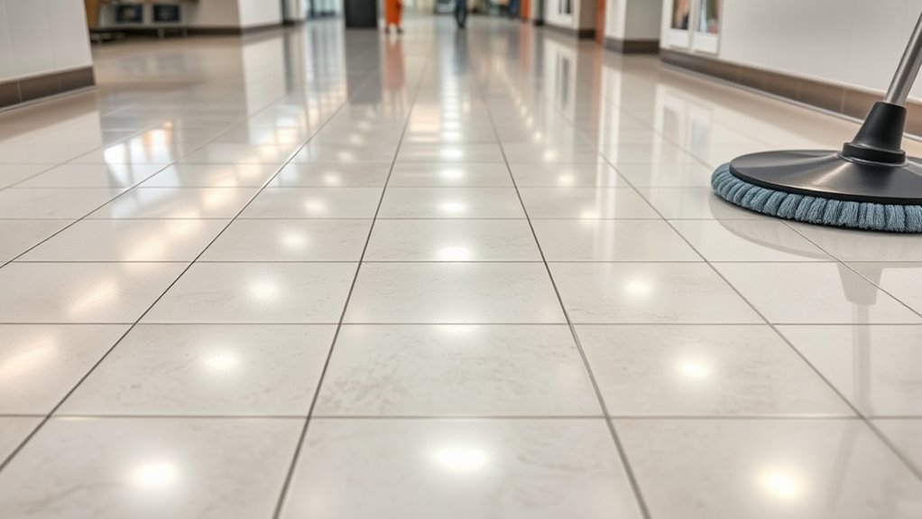 commercial tile grout maintenance