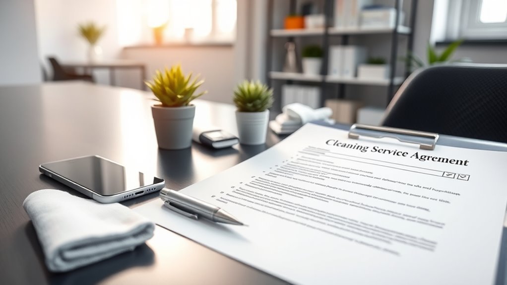 comprehensive cleaning service contract