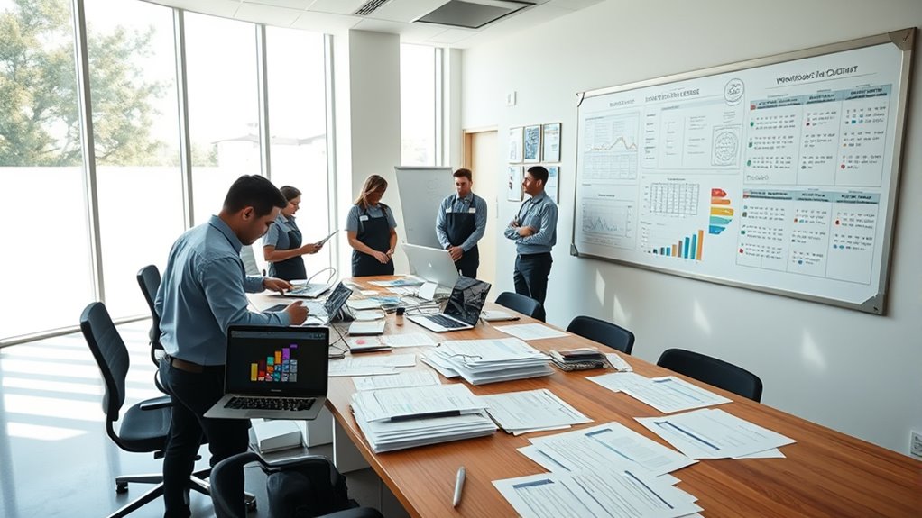 custodial team scheduling plan