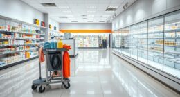 daily retail cleaning routine