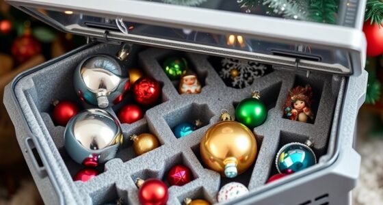 durable ornament storage boxes