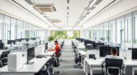 dust control in open plan offices