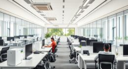 dust control in open plan offices