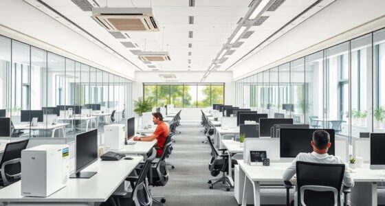 dust control in open plan offices