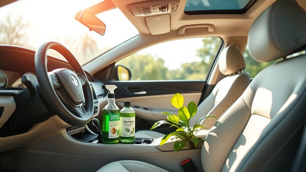 eco friendly car interior cleaning
