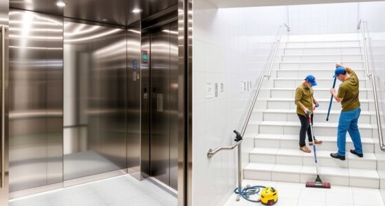 elevator and stairwell cleaning