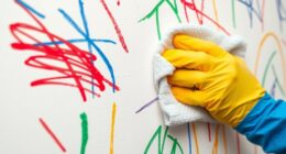 erase wall stains effectively