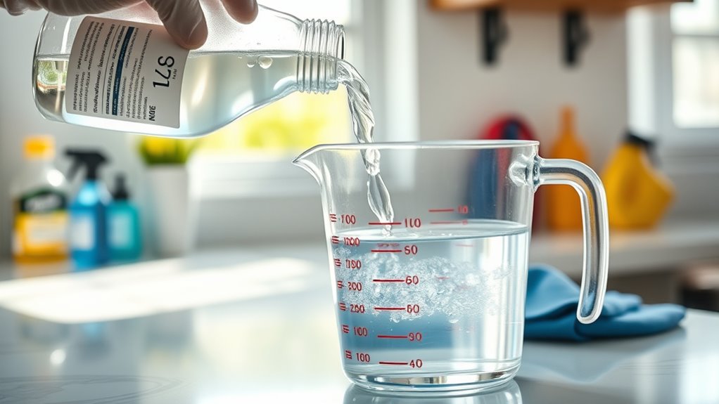 follow manufacturer s dilution instructions