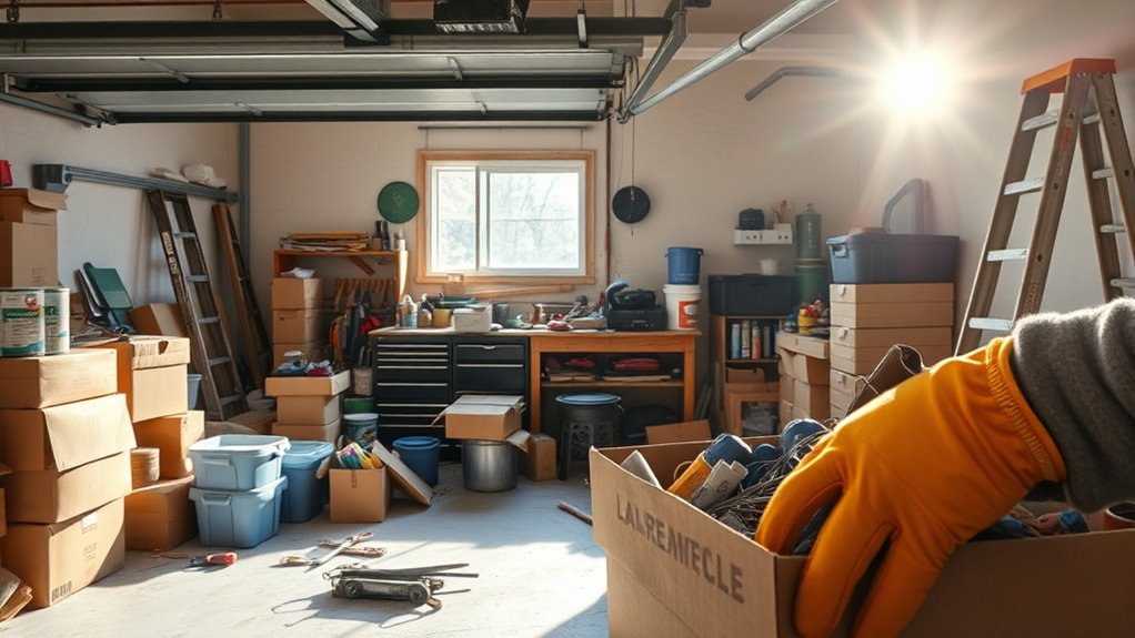 garage cleanup process