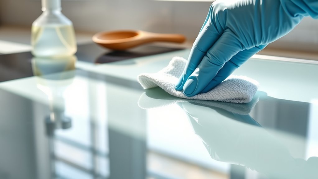 gentle cleaning maintains shine