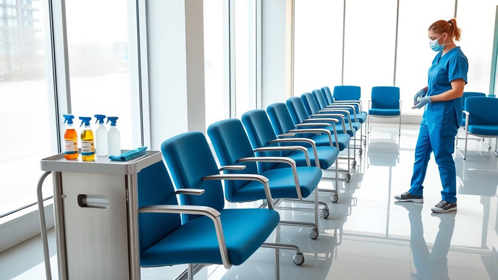 hand hygiene and surface disinfection