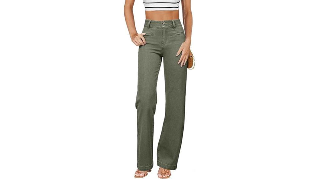 high waist stretchy jeans