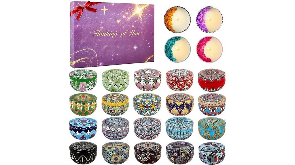 holiday candle gift set
