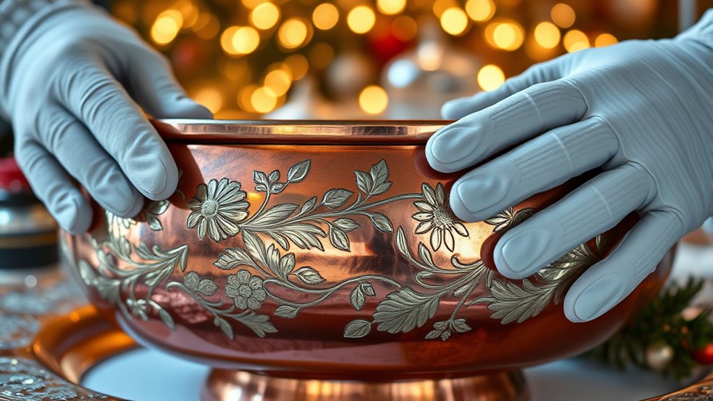 holiday copper silver polishing