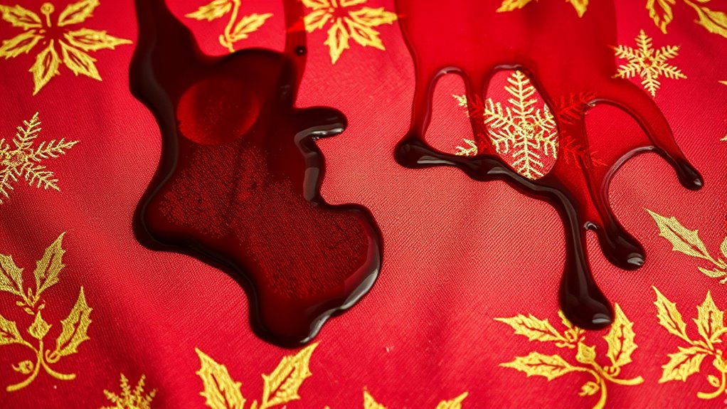 holiday stain removal tips