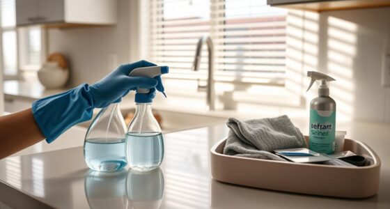 home flu sanitizing procedures