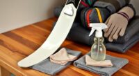 home ski equipment cleaning
