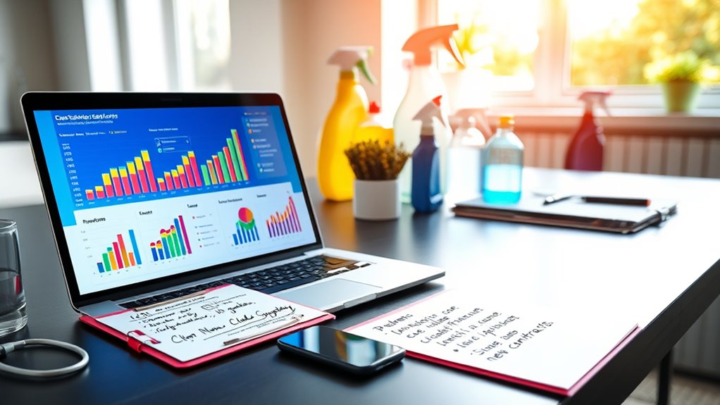 key cleaning business metrics