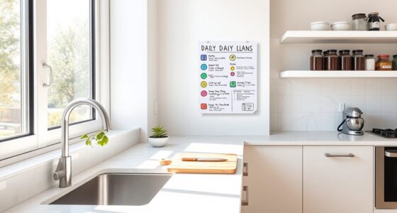kitchen cleaning schedule overview
