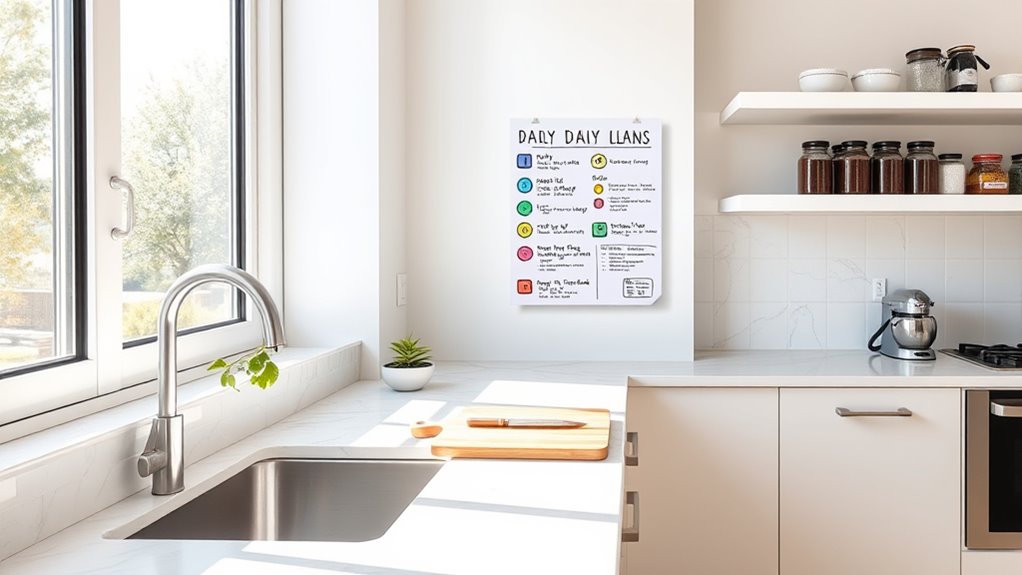 kitchen cleaning schedule overview