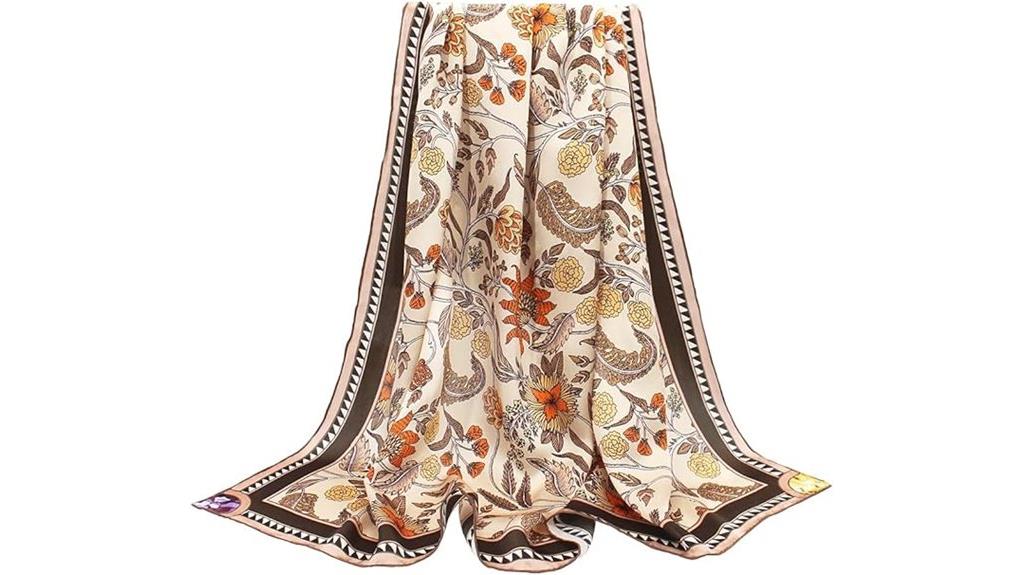 large lightweight silk scarf