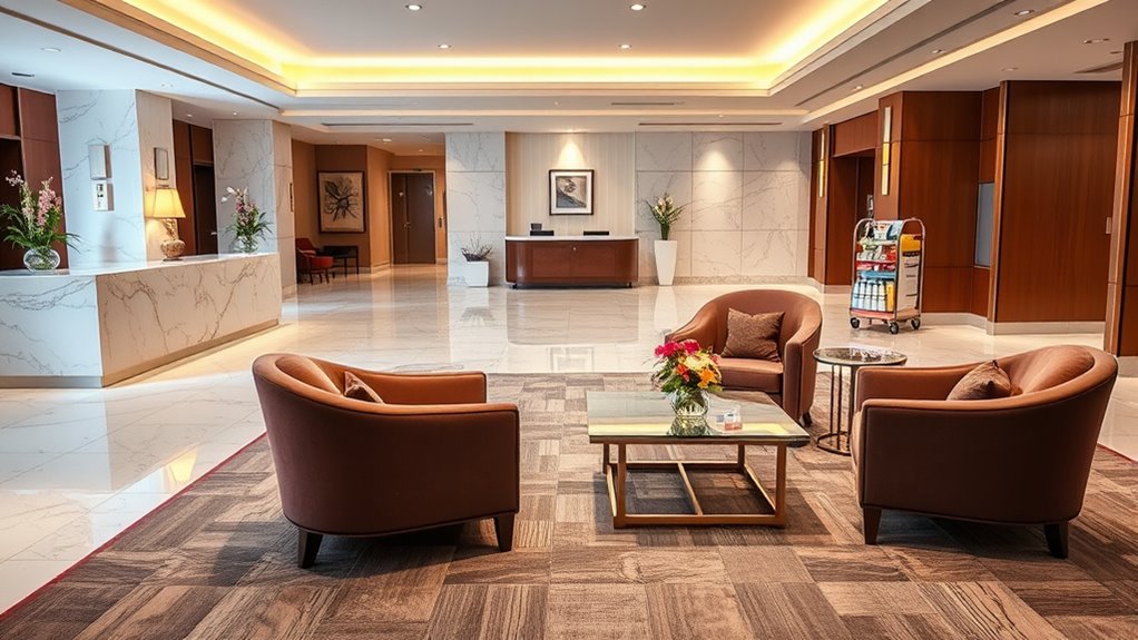 lobby cleaning checklist details