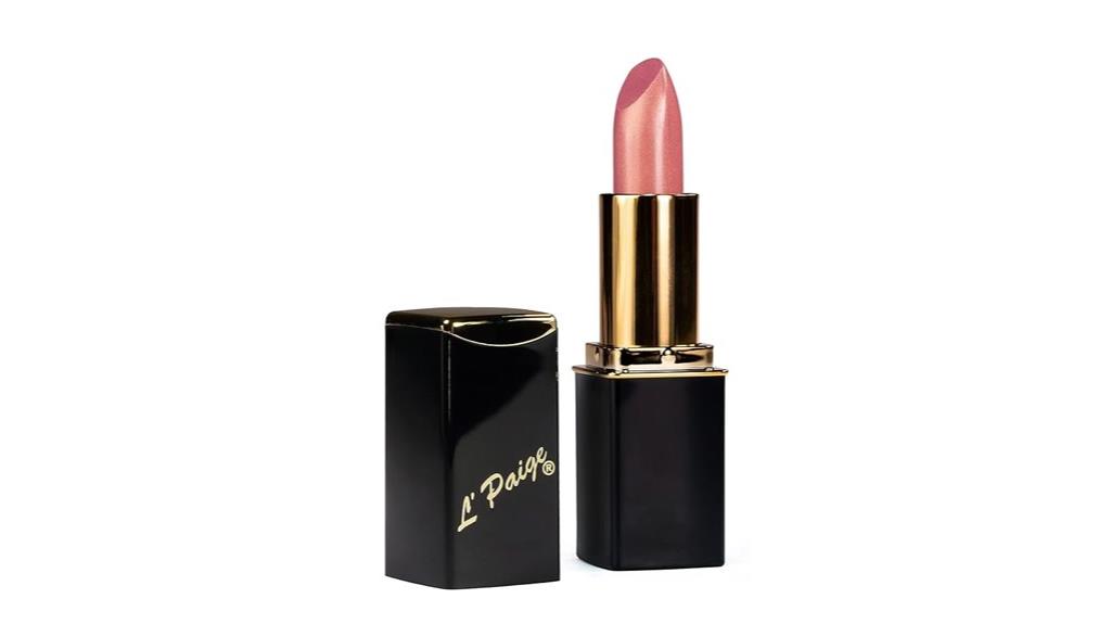 luxurious champagne lipstick packaging