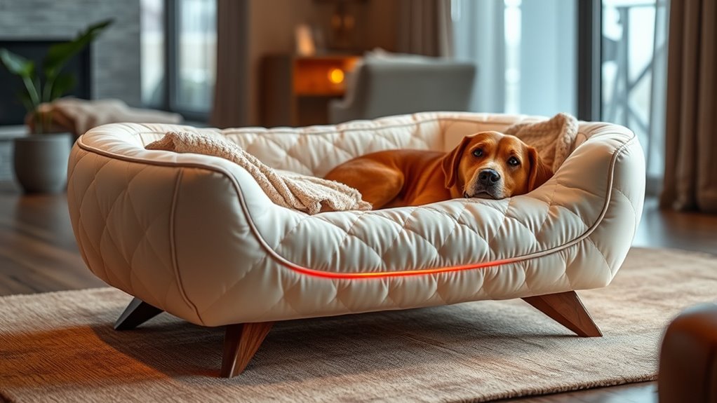 luxurious warm pet bedding