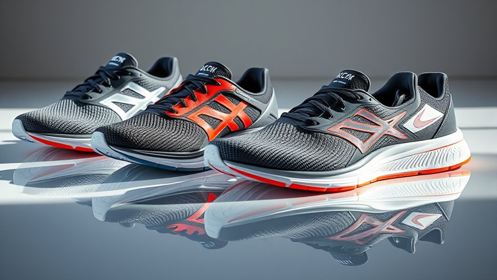 luxury athletic footwear selection